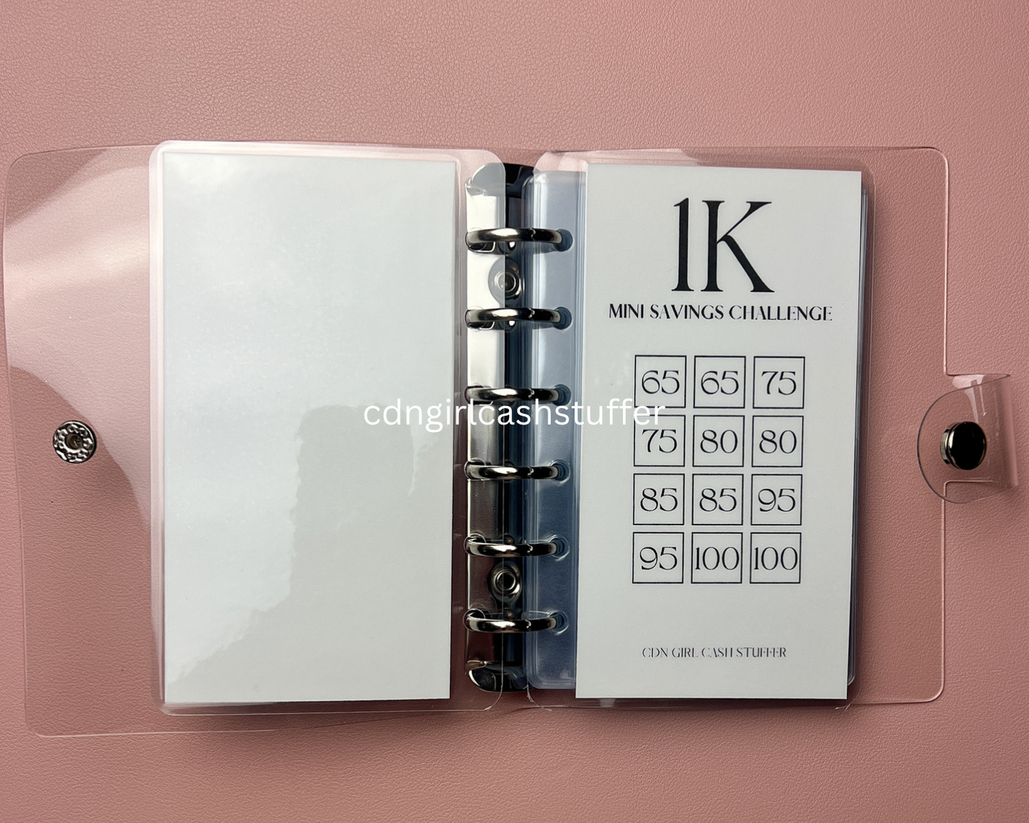 MINI 1K Savings Challenge Binder