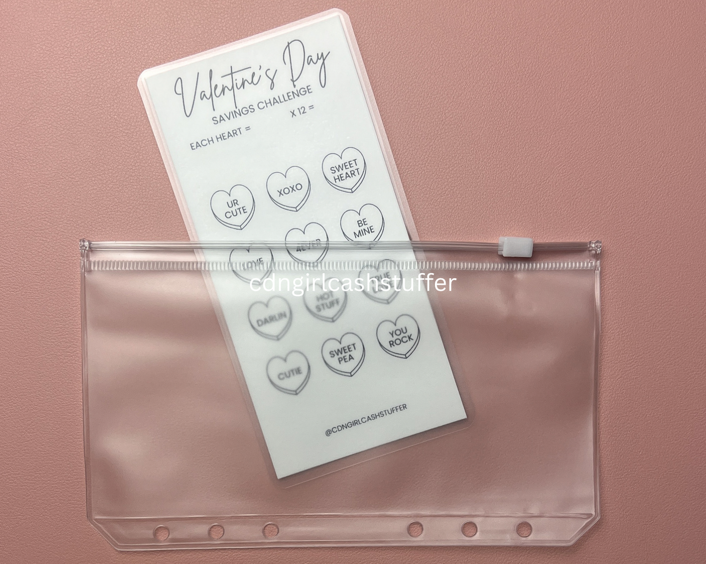 Valentine's Day Savings Challenge Tracker