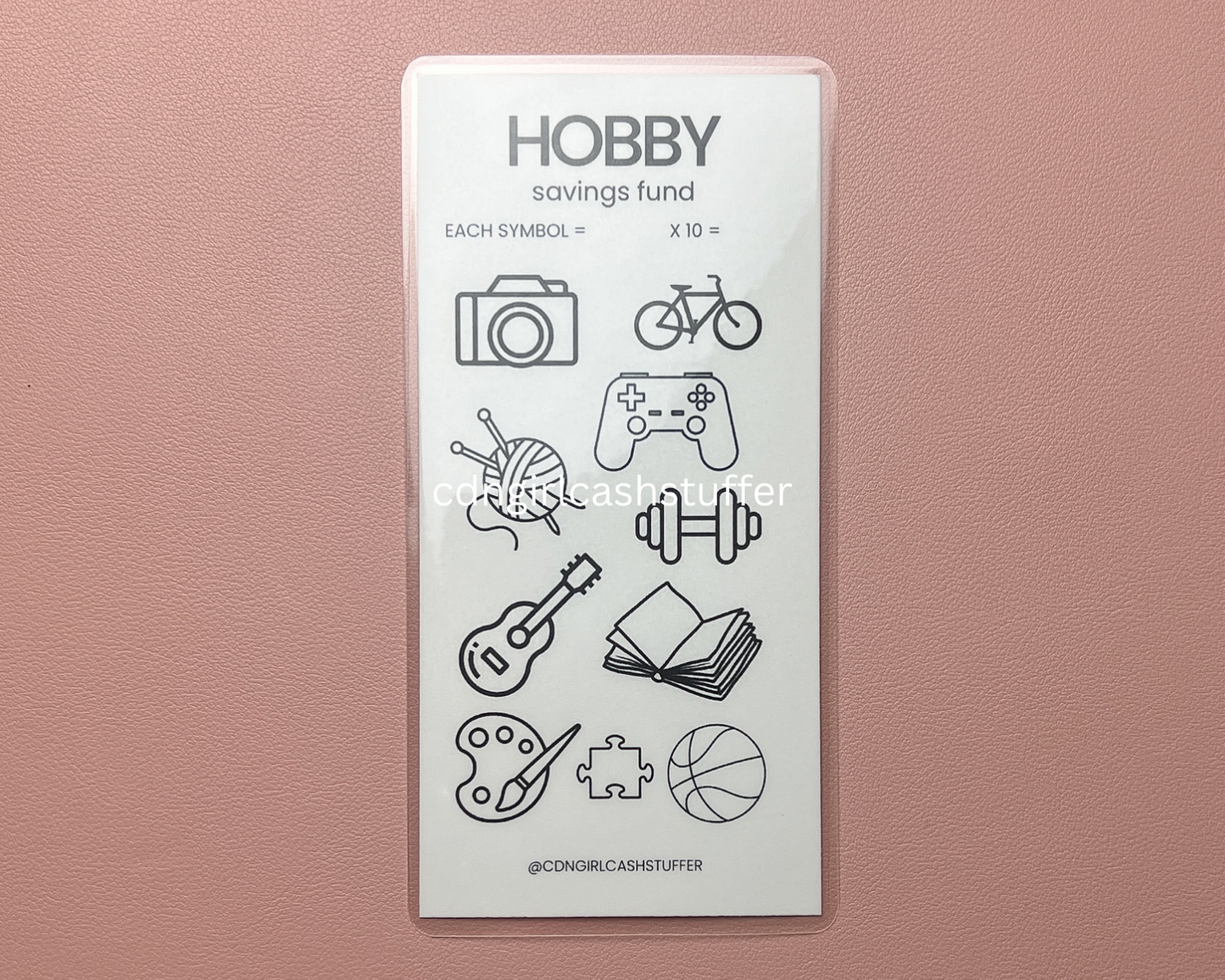 Hobby Savings Challenge Tracker