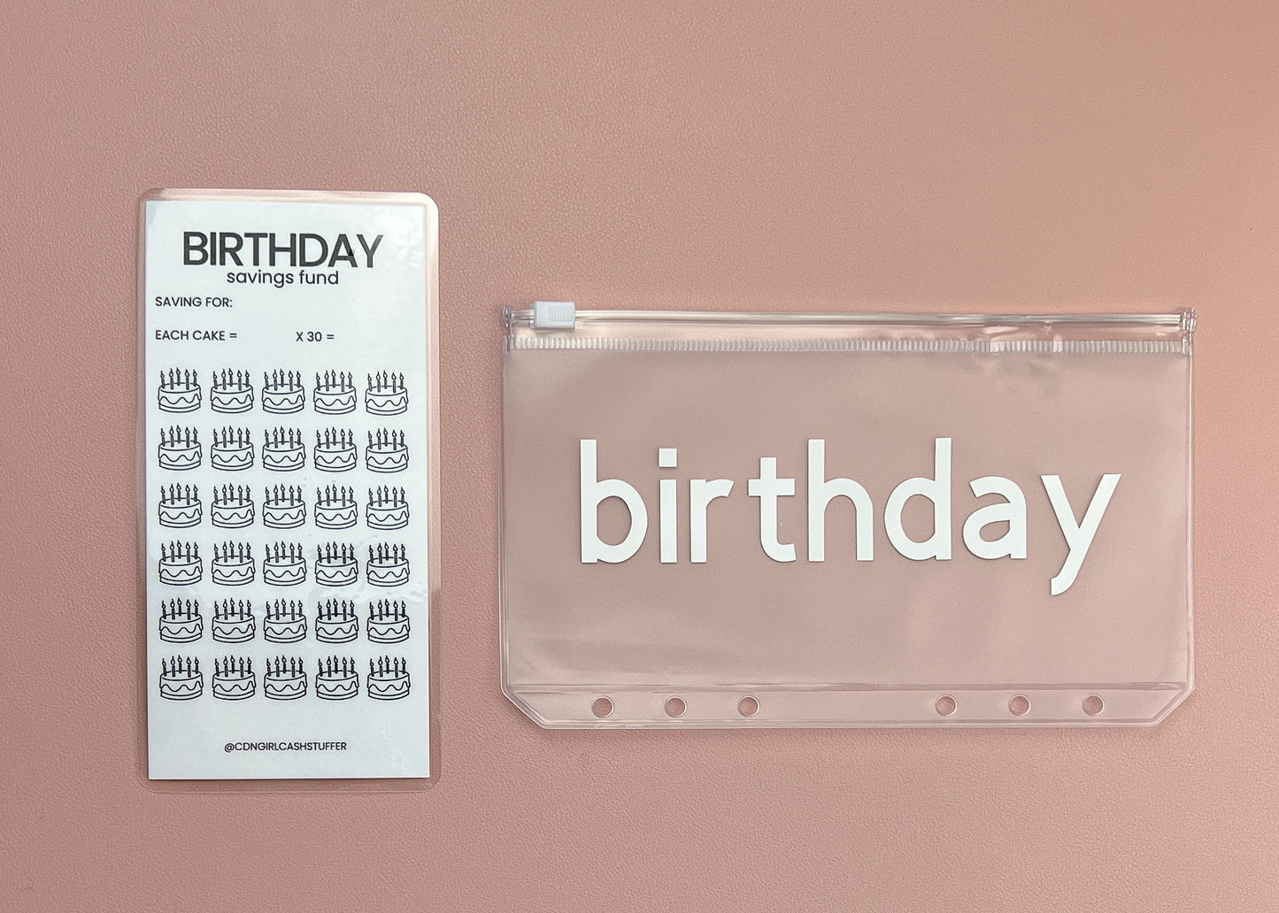 Birthday Savings Challenge Tracker