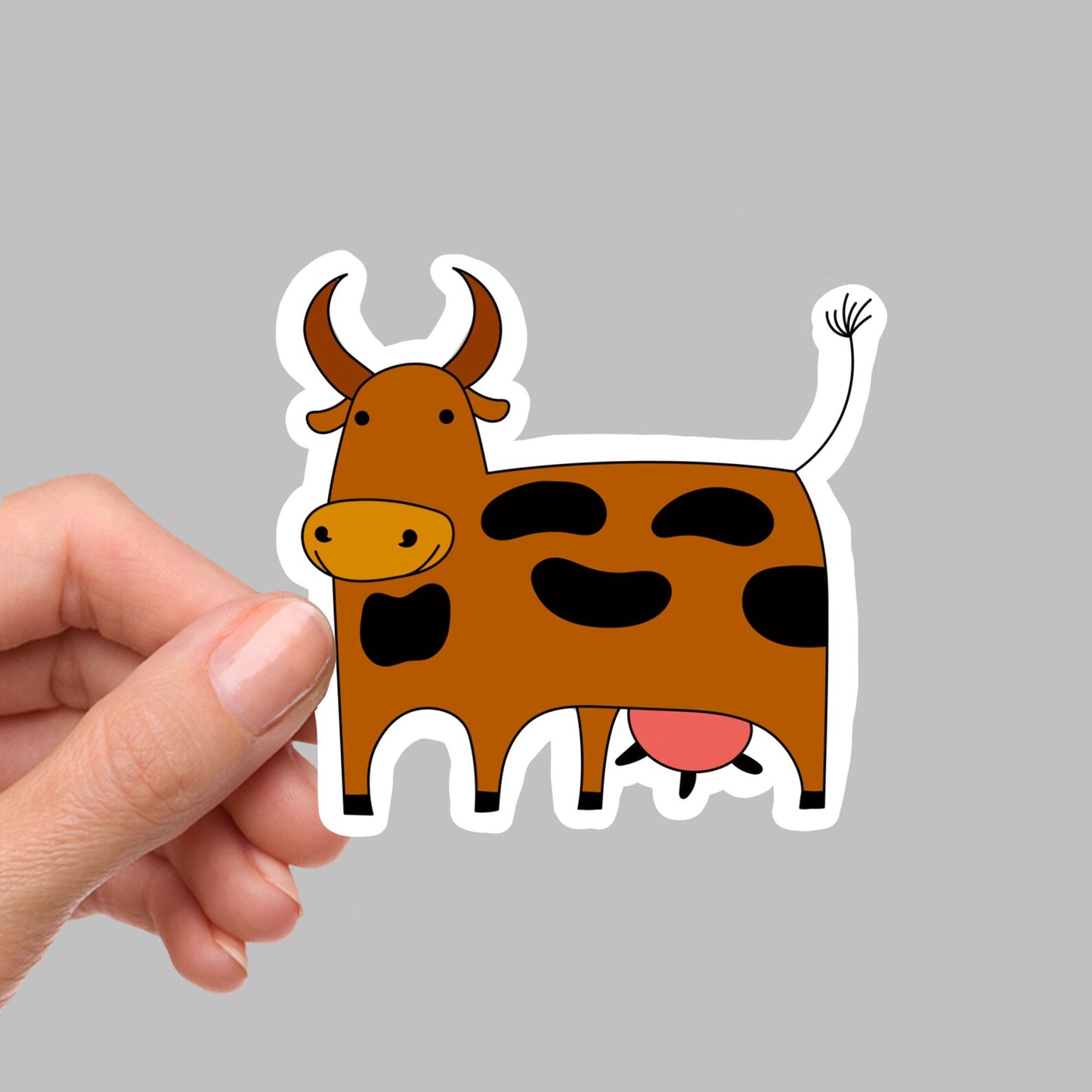 Cow Sticker