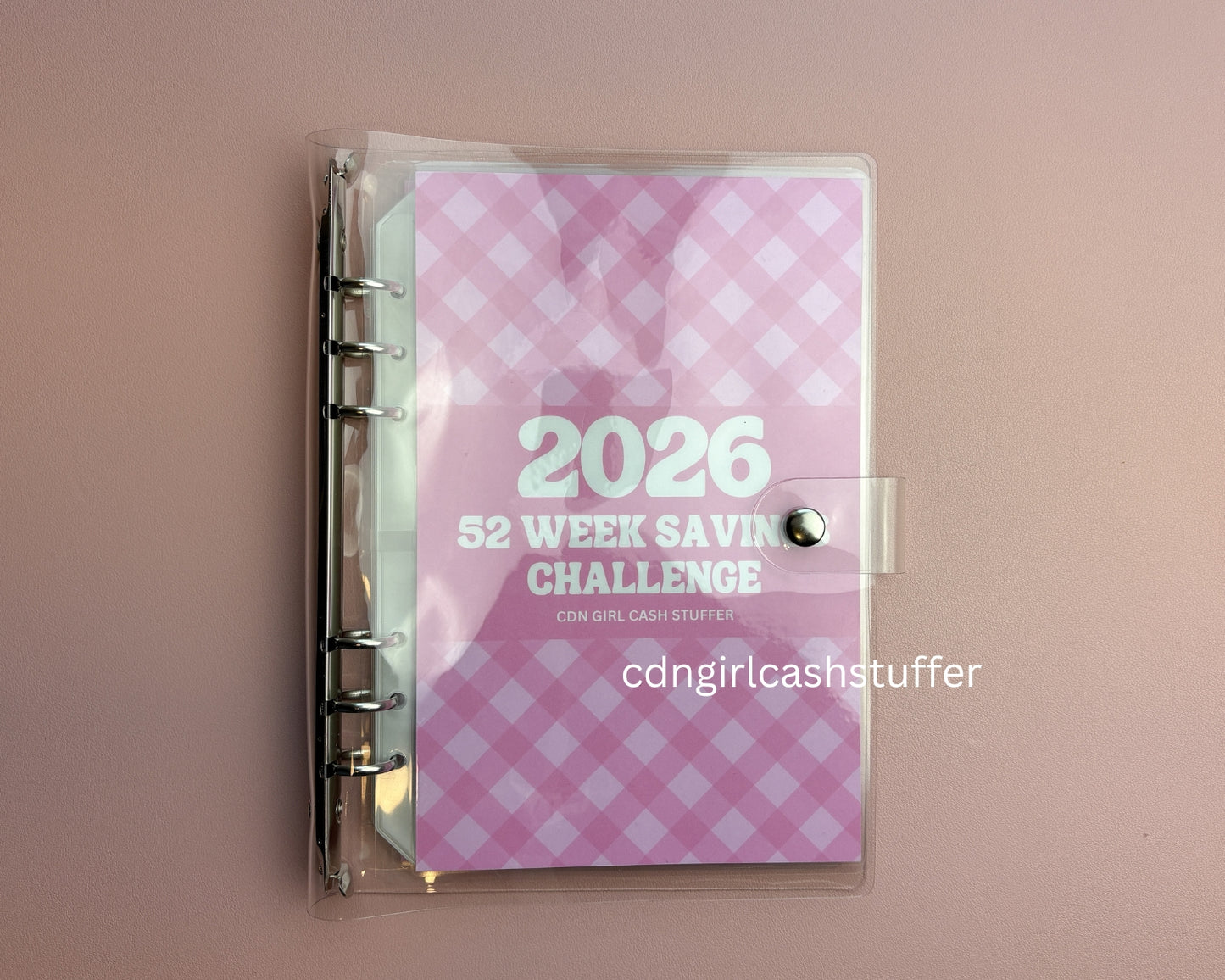 2026 52 Week Savings Challenge Binder
