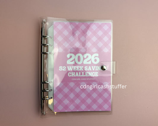 2026 52 Week Savings Challenge Binder