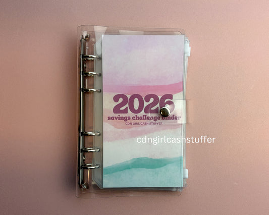 2026 Savings Challenge Binder