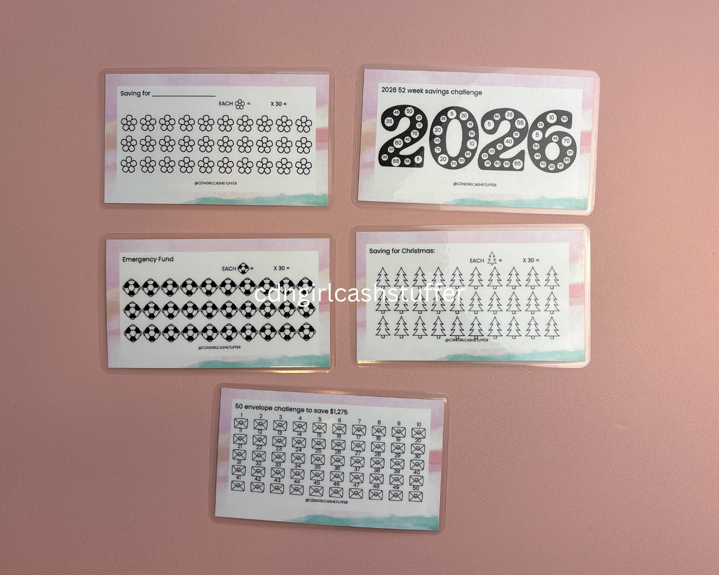 2026 Savings Challenge Binder