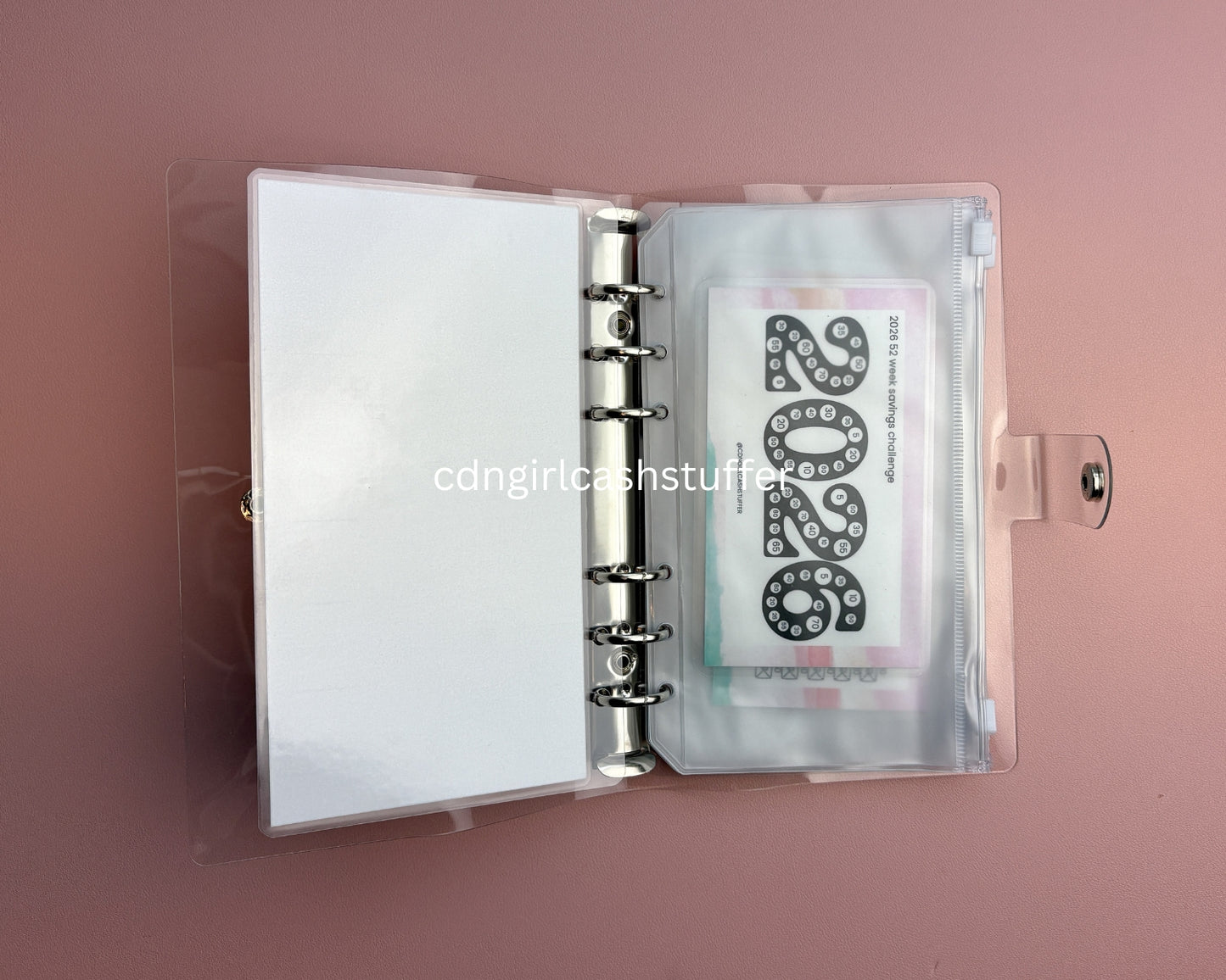 2026 Savings Challenge Binder