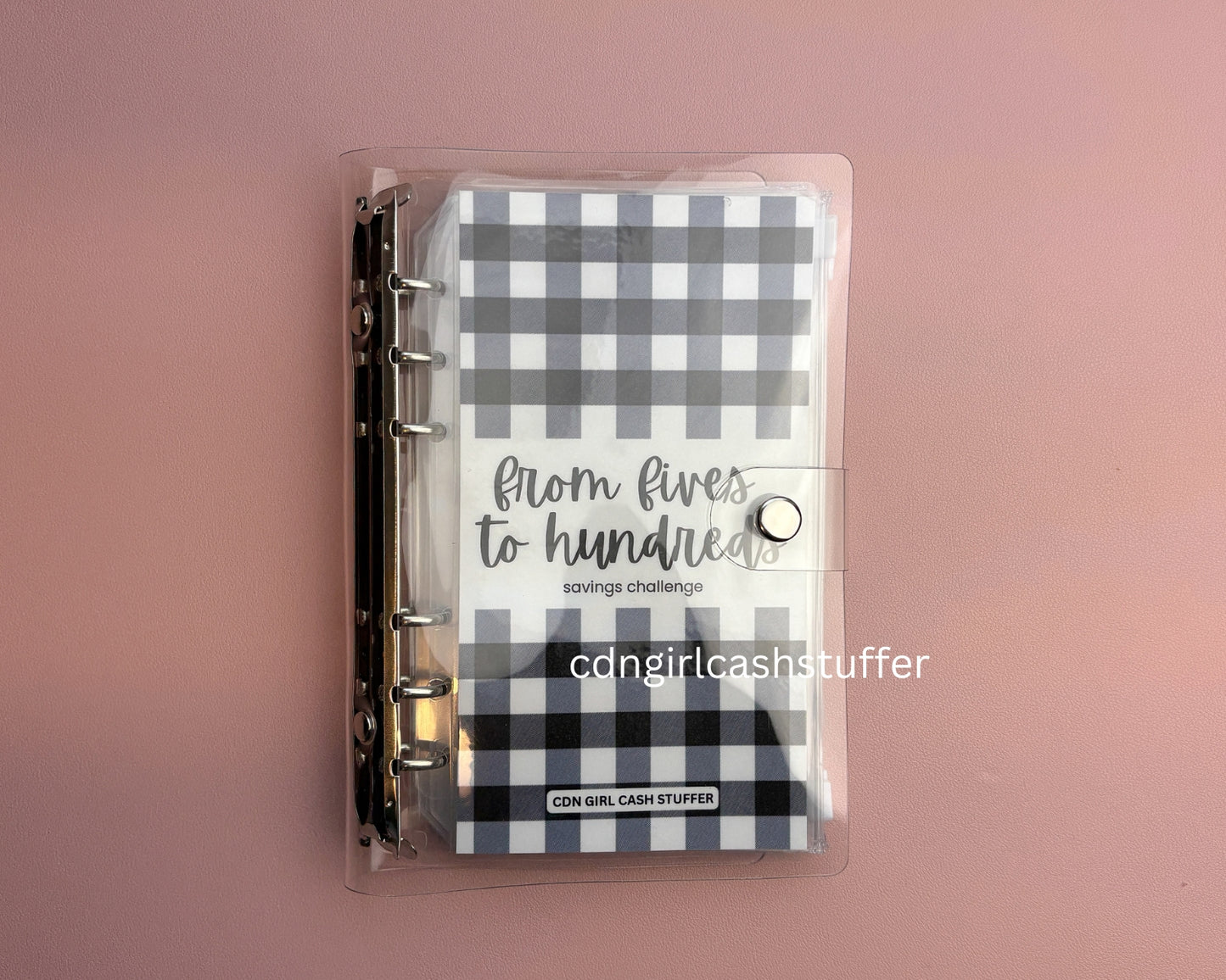 From Fives to Hundreds Savings Challenge