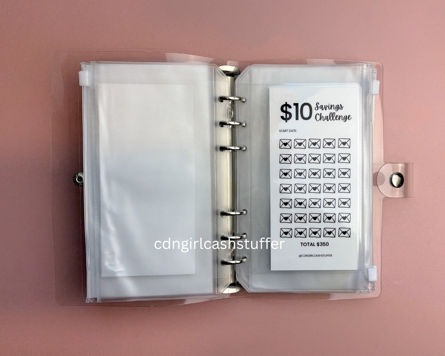 From Fives to Hundreds Savings Challenge