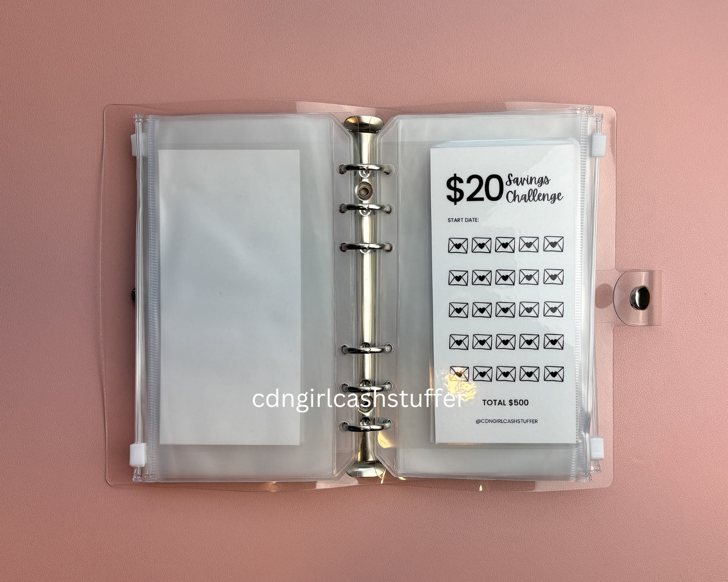 From Fives to Hundreds Savings Challenge